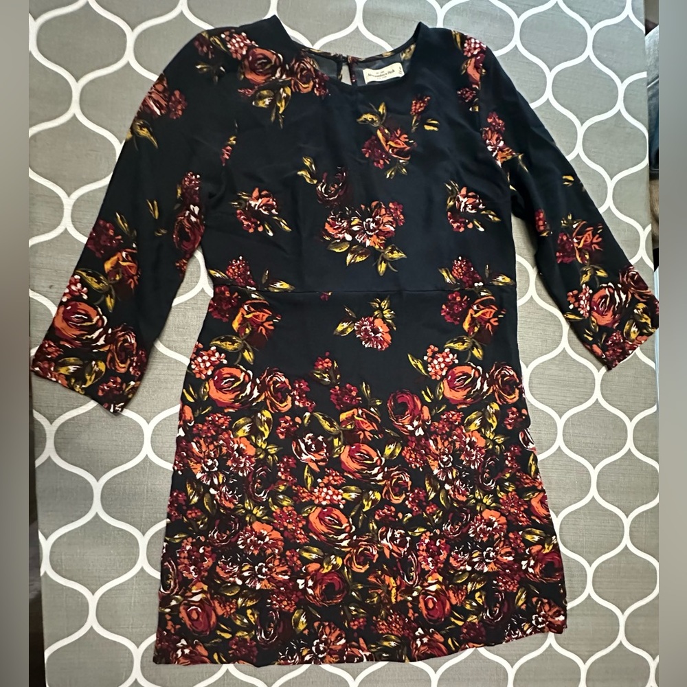 Abercrombie & Fitch Midi Dress Long Sleeve Medium